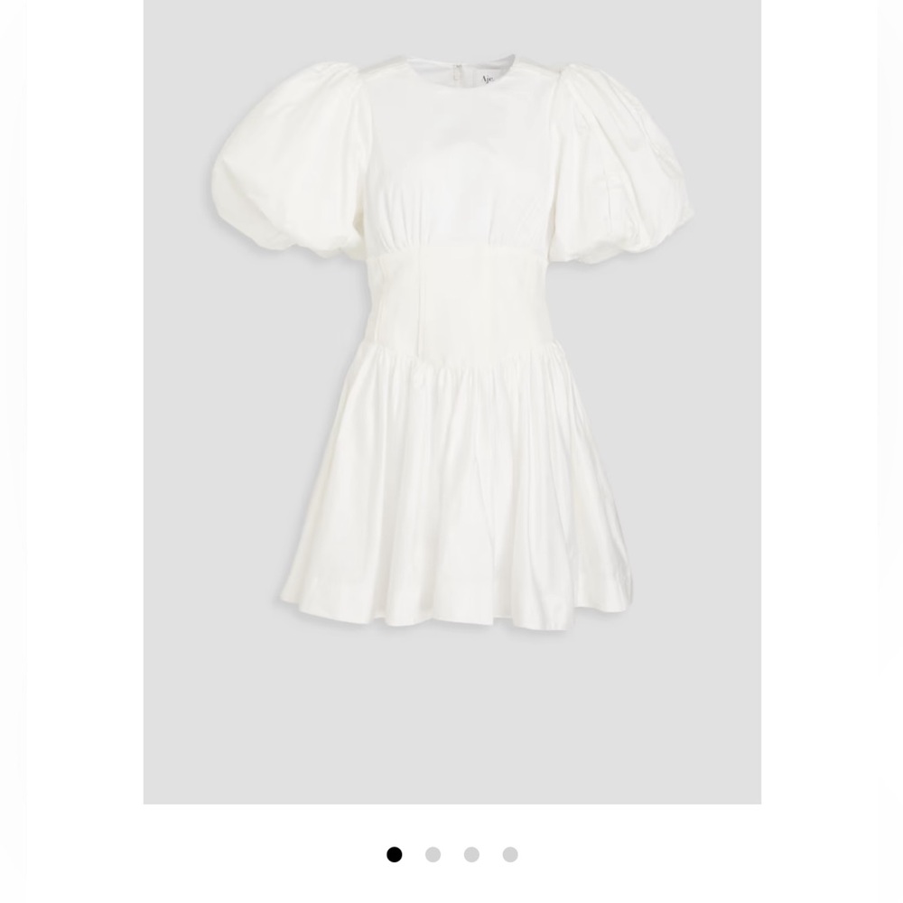 Aje White Mini Dress